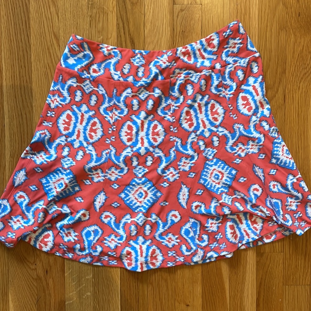 J. McLaughlin Ikat A-line Skirt